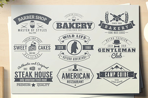 9 Retro Labels