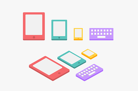 Digital Flat Icons