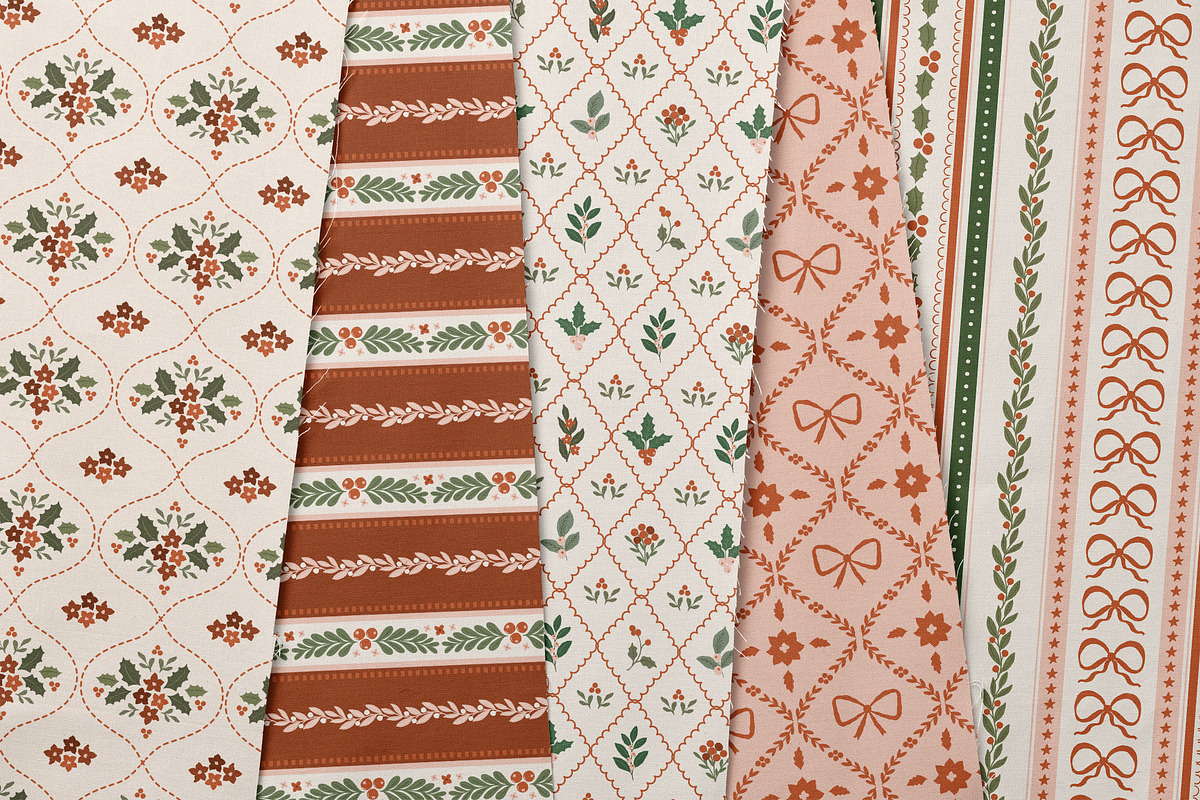 Traditional Christmas patterns, a Pattern Graphic by Cozy pattern shop (Photo 2 of 13)