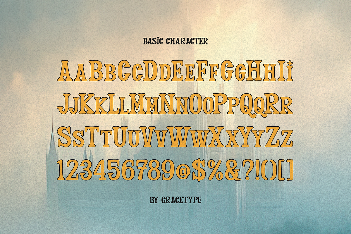 Walds Misery | Fantasy Display Font, a Handwritten Font by gracetype_studio (Photo 10 of 12)