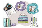 Girls with Books, a Person Illustration by Parinaz Wadia Design (Thumbnail 7 of 11)