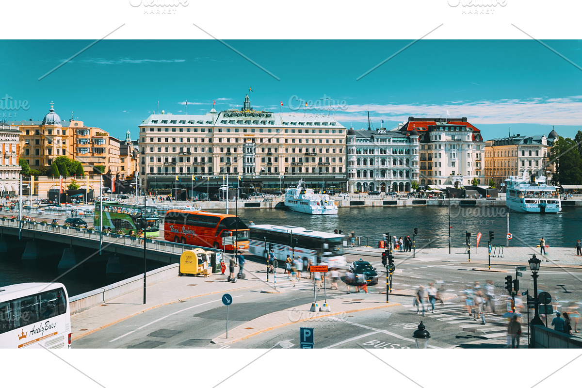 Stockholm, Sweden. Traffic With Cars, an Architecture Photo by Our Amazing World (Photo 1 of 2)