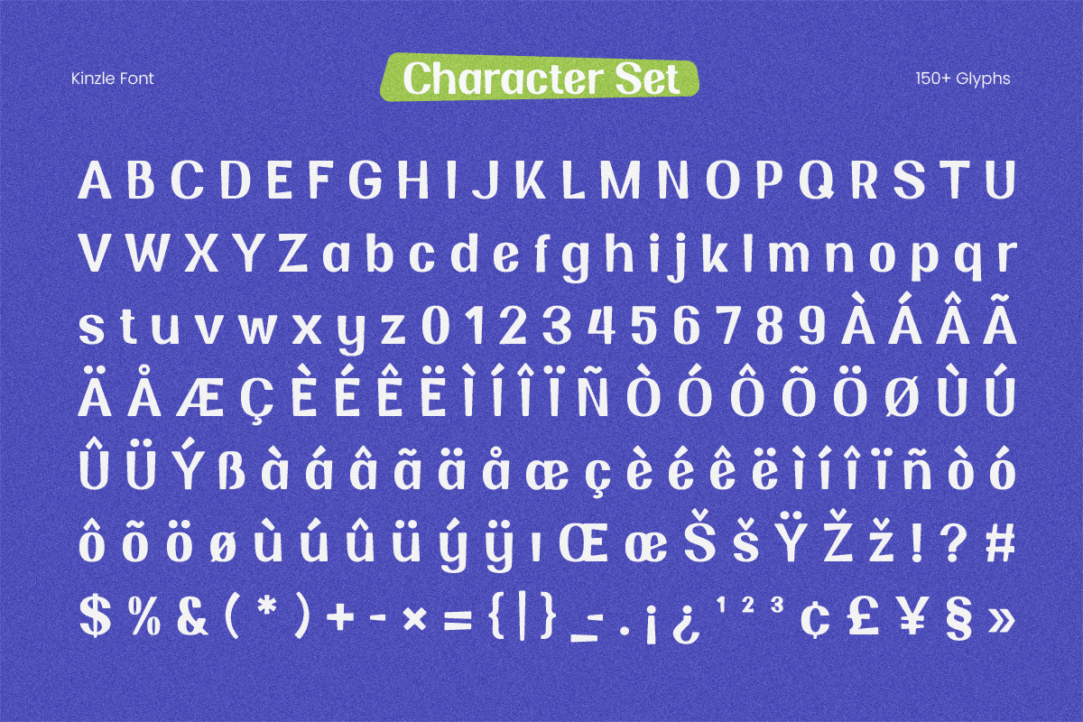 Kinzle - Retro Fun Font, a Font by Brand_Hero (Photo 2 of 10)