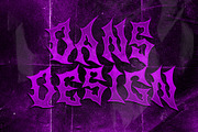 BERINGAS Modern Metal Horror Font, a Blackletter Font by dansdesign (Thumbnail 8 of 8)