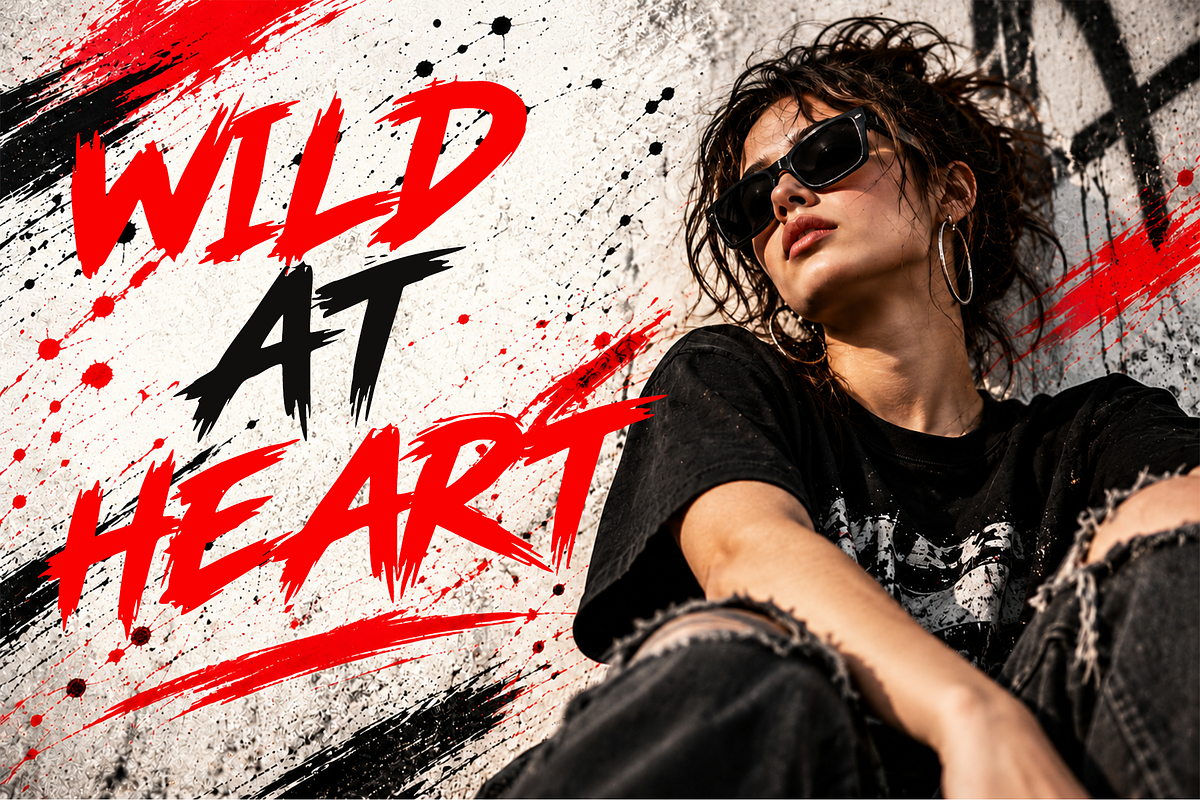 WICKED MOTION – Bold Brush Font, a Handwritten Font by cocodesign (Photo 7 of 9)