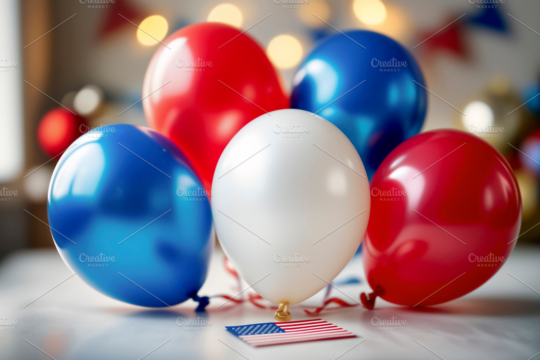 USA Patriotic party decor, a Holiday Photo by rarrarorro