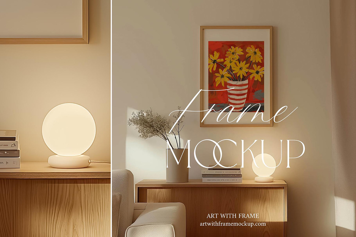 Frame Mockup, Danish Interior Mockup, a Product Mockup by ArtwithFrame (Photo 1 of 10)
