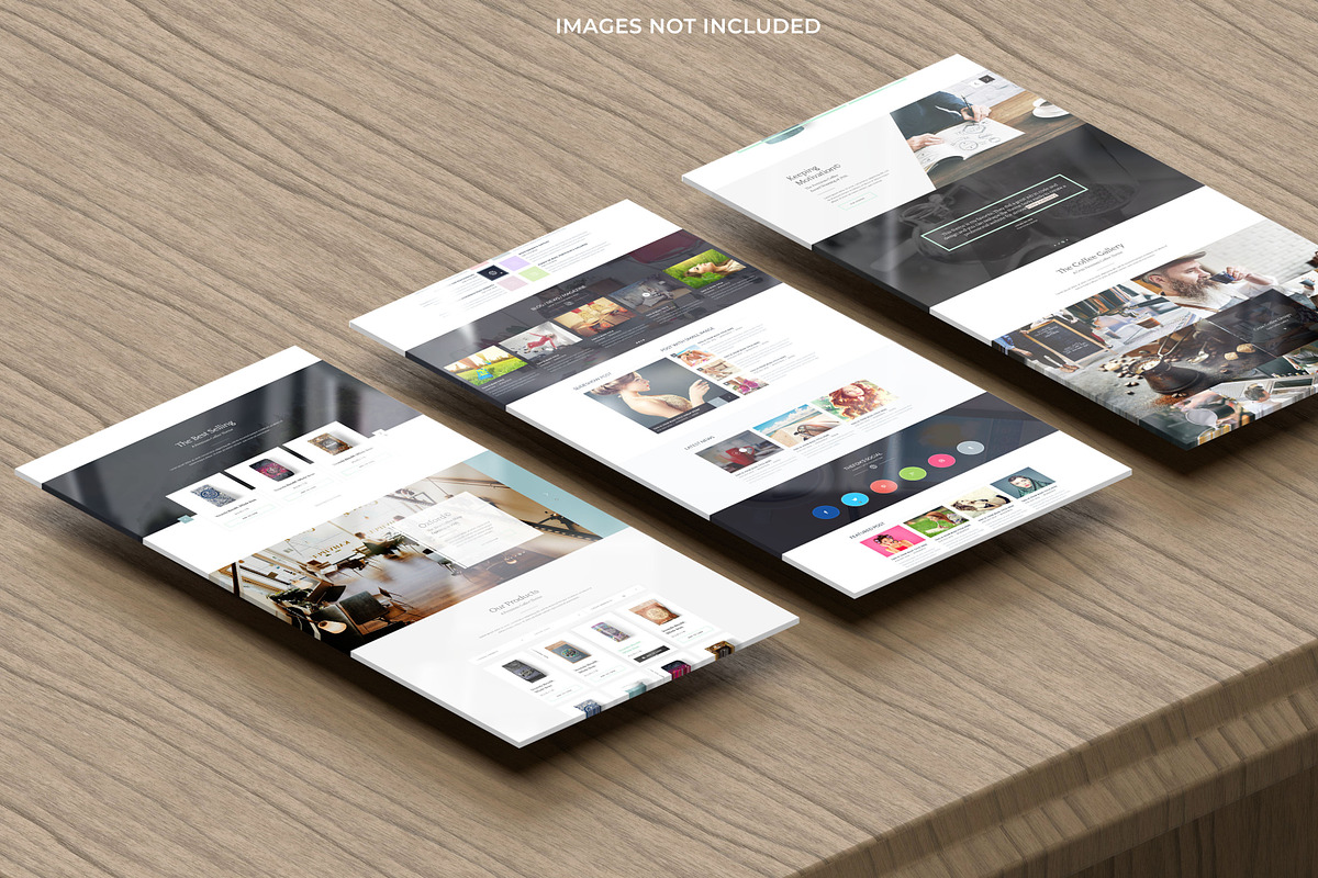 Webpages Presentation Mockups, an Advertising Mockup by RgraphicsDesign (Photo 2 of 4)