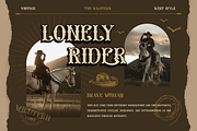 The Wildtern Typeface, a Serif Font by Burntilldead (Thumbnail 9 of 13)