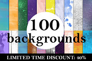 BACKGROUND PACK (100) - 40%OFF, a Texture Graphic by Design Shop (Thumbnail 1 of 5)