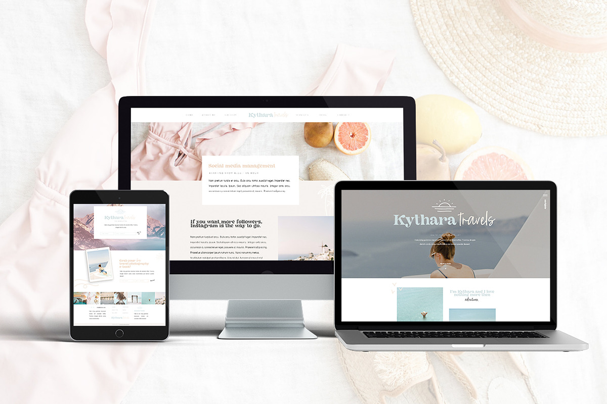 Kythara Showit website template, a Websites & App Template by StudioMHilarius (Photo 1 of 5)