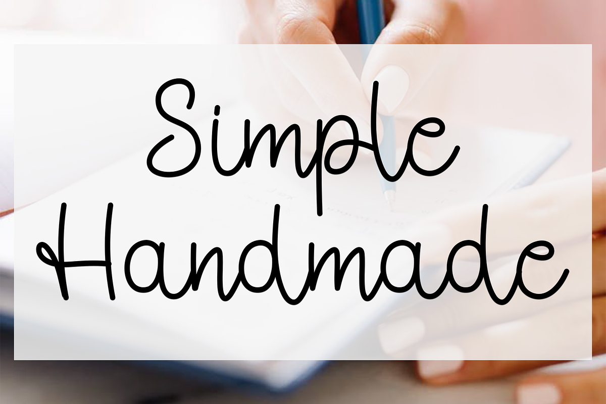 Affinity, a Handwritten Font by FreshTypeINK (Photo 3 of 8)