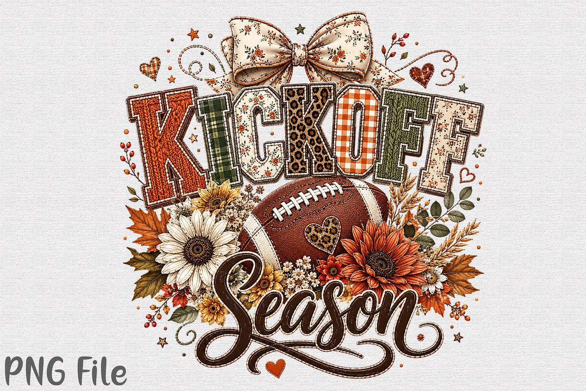 Kickoff Season Sublimation PNG,, a Seasonal Illustration by Layerology (Photo 1 of 4)