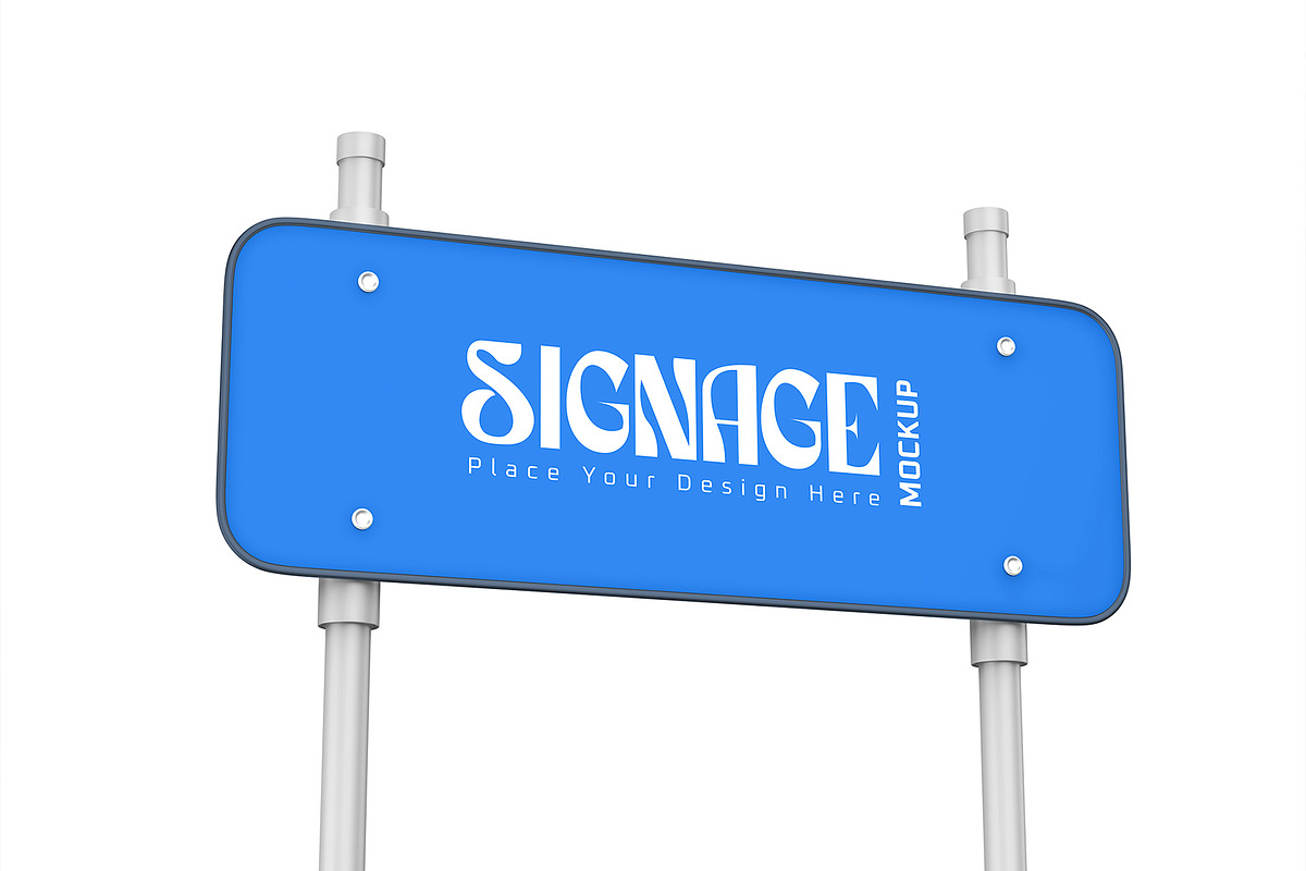 Street Direction Mockup Template, a Product Mockup by graphypix (Photo 1 of 4)