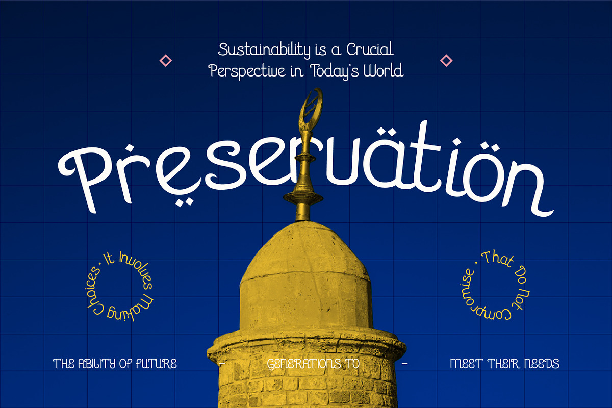 Samaria Creative Typeface Font, a Sans Serif Font by Vadovastd (Photo 3 of 6)