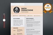Resume/CV Bundle | 200+ for $29, a Resume Template by ResumeInventor (Thumbnail 66 of 207)