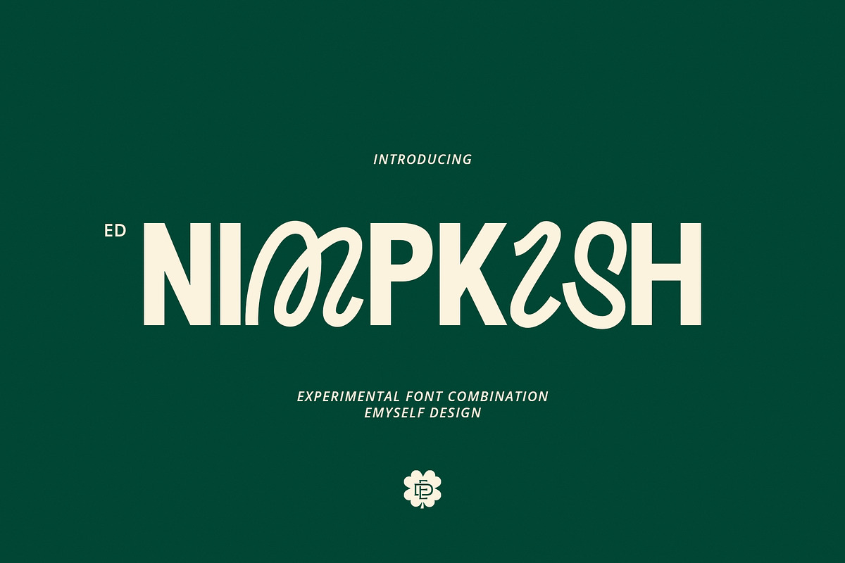 ED Nimpkish - Combination Typeface, a Sans Serif Font by Emyself Design (Photo 1 of 10)