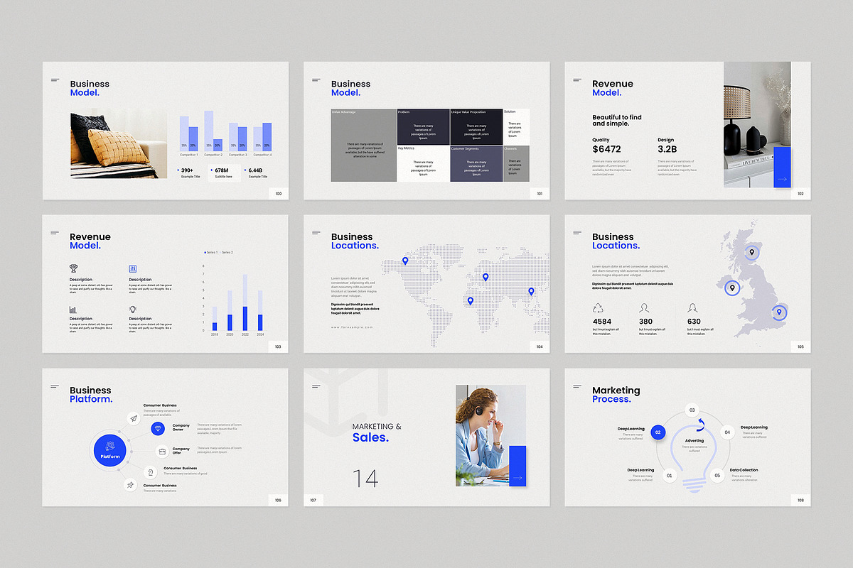Business Plan PowerPoint Template, a Presentation Template by GoldenPixelStudio (Photo 19 of 30)