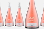 Frosted Bottle Mockup - Rose Wine, a Product Mockup by Graxaim Mock-up (Thumbnail 3 of 6)