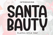 Santa Beauty | Script Font, a Script Font by Scratchones (Thumbnail 1 of 8)