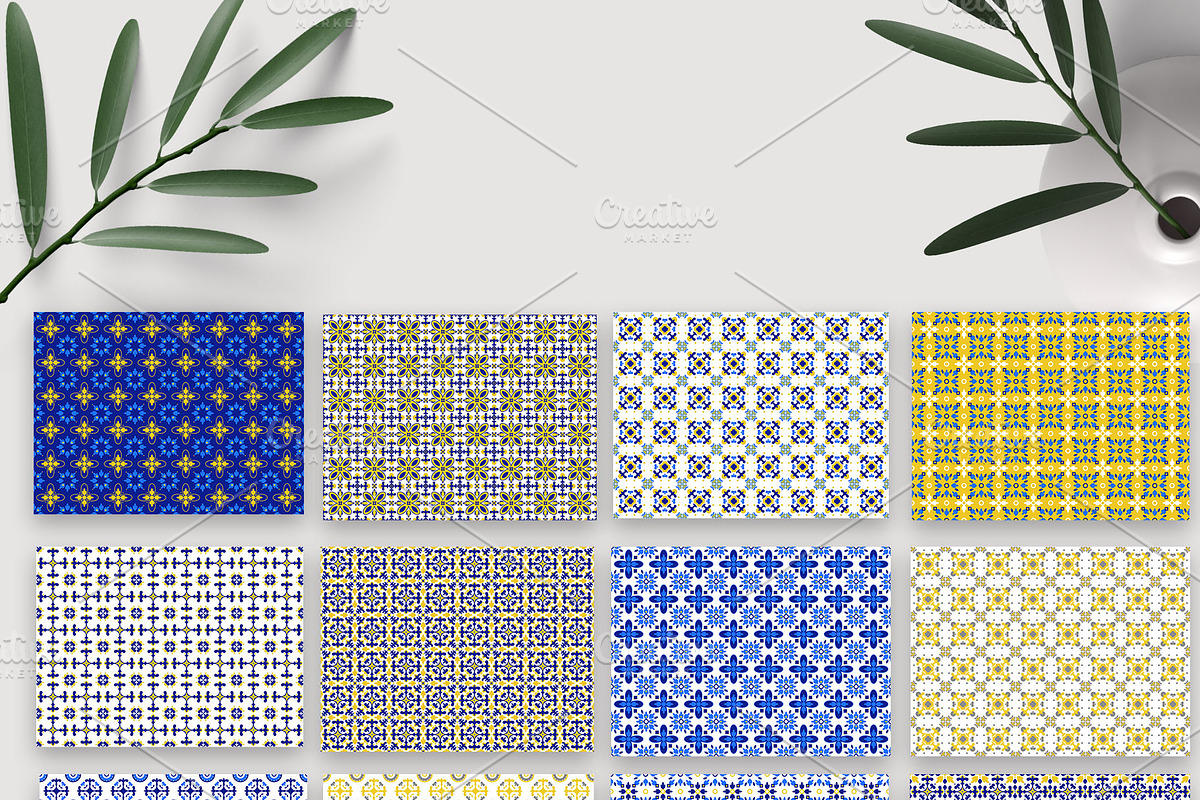 Azulejos & Morocco Patterns & Tiles, a Pattern Graphic by Iryna Danyliuk (Photo 7 of 7)