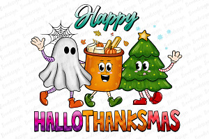 Happy Hallothanksmas Design