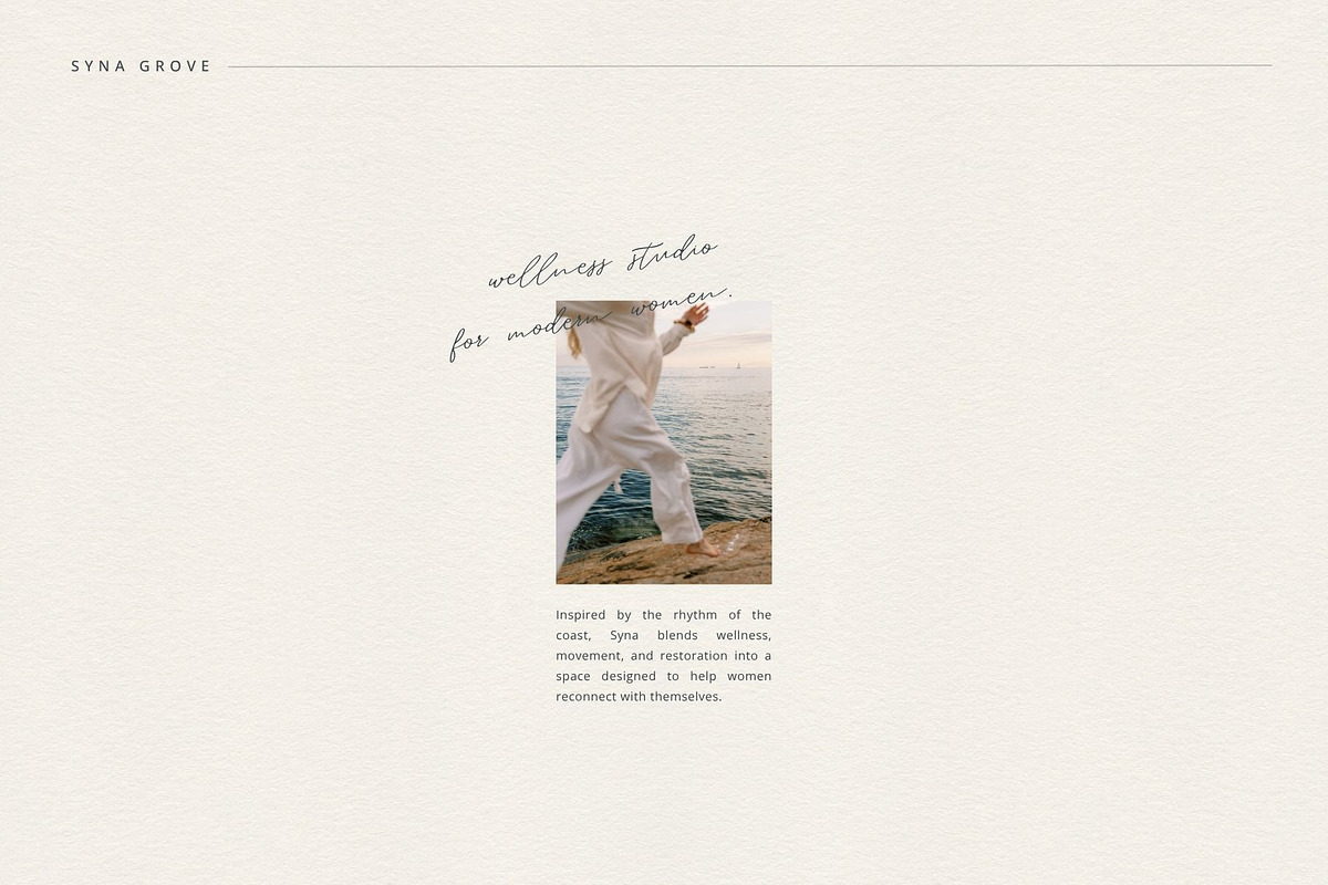 Modern Wellness Studio Brand Kit, a Branding & Logo Template by Ederra Design (Photo 3 of 17)