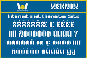 Holographic Mind font, a Font by weknow (Thumbnail 8 of 8)