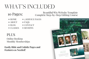 Lash Tech Wix Website Template