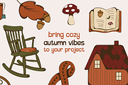 Cozy Cottagecore Fall Illustration, a Seasonal Illustration by Invisual Studio (Thumbnail 10 of 10)