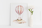 Spring Easter Bunnies Watercolor, an Animal Illustration by Catherine Wheel (Thumbnail 6 of 12)