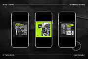 Neon Instagram PSD + Canva, a Social Media Template by Marie T (Thumbnail 6 of 15)