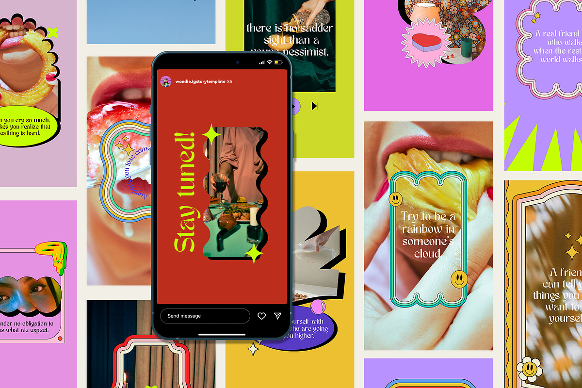WONDIE Template | Canva Insta Story, a Social Media Template by Two Sleepy Heads Studio (Photo 1 of 4)
