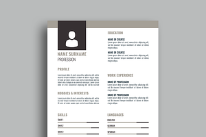 Resume/CV - V037