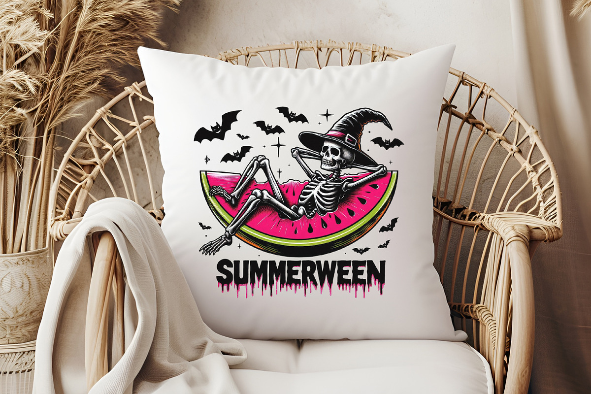 Summerween Skeleton, Halloween PNG, an Illustration by Libby Wishes (Photo 3 of 6)