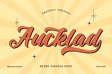 Auckland - Vintage Font