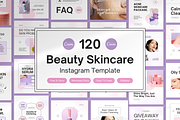 120 Beauty Instagram Template, a Social Media Template by Branding Victory STD (Thumbnail 1 of 10)