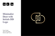 Minimalis Door with Initials DD Logo, a Branding & Logo Template by Luxury Logos (Thumbnail 1 of 4)