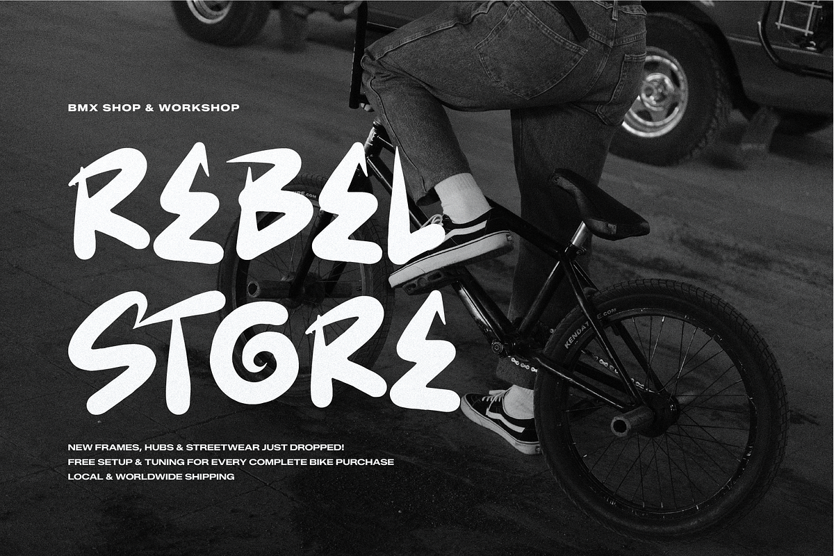 Forge Zone | Graffiti Font, a Handwritten Font by Denustudios (Photo 5 of 12)