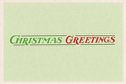 Vintage Christmas Lettering #1, a Seasonal Illustration by JoshuaRed Design (Thumbnail 5 of 8)