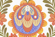 Folk Spring Illustrations, a Decorative Illustration by GVGraphics (Thumbnail 8 of 14)