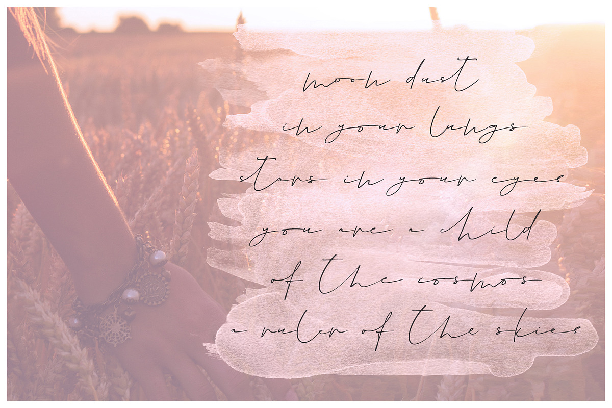 Diamonds & Pearls, a Script Font by Ayca Atalay (Photo 9 of 15)