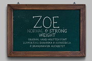 Zoe Handwritten Font, a Script Font by Elegrad Design Agency (Thumbnail 1 of 3)