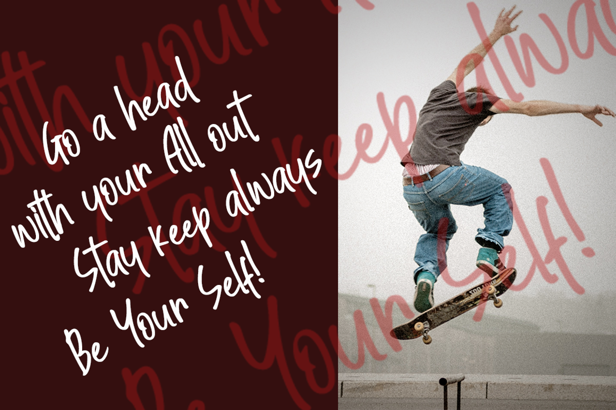 Great Authorized / Handmade Font, a Script Font by Haksen (Photo 2 of 8)