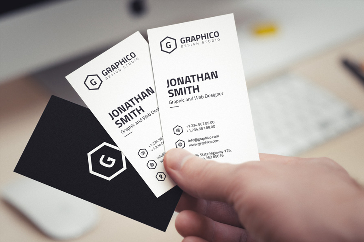 Simple Modern Business Card - 23, a Business Card Template by ND Design (Photo 3 of 5)