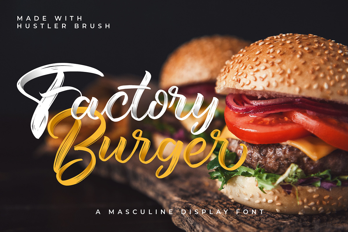 Hustler Brush, a Script Font by Debut Studio (Photo 2 of 7)