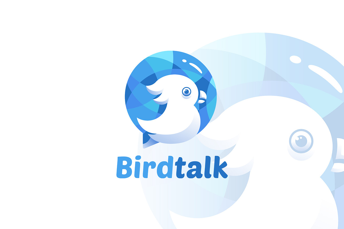 Bird Talk Logo Template, a Branding & Logo Template by dien96