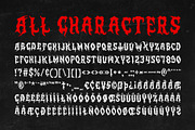 CS Whistle – Black Metal Font, a Blackletter Font by Craft Supply Co. (Thumbnail 8 of 8)