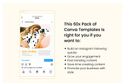 Pets Instagram Feed Canva Templates, a Social Media Template by Cultive Creative (Thumbnail 3 of 13)
