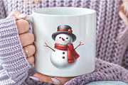 Watercolor Christmas Village Clipart, an Illustration by Libby Wishes (Thumbnail 7 of 9)